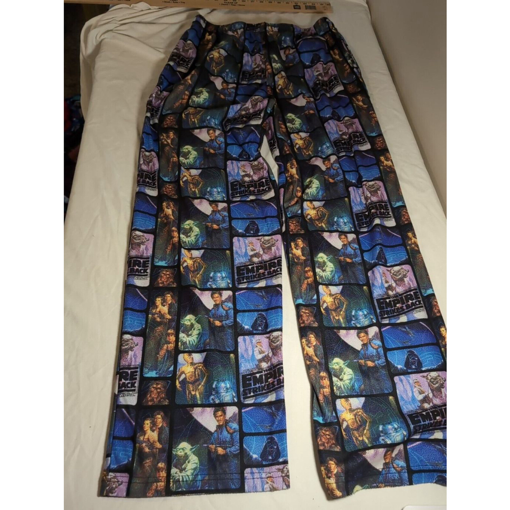 Star Wars The Empire Strikes Back Fleece P J Bottoms, Size Large